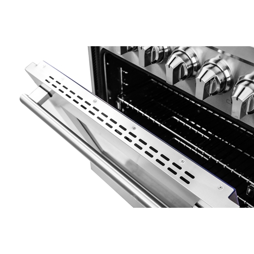 Forno Professional 36-Inch Freestanding Dual Fuel Electric 240V Oven Range