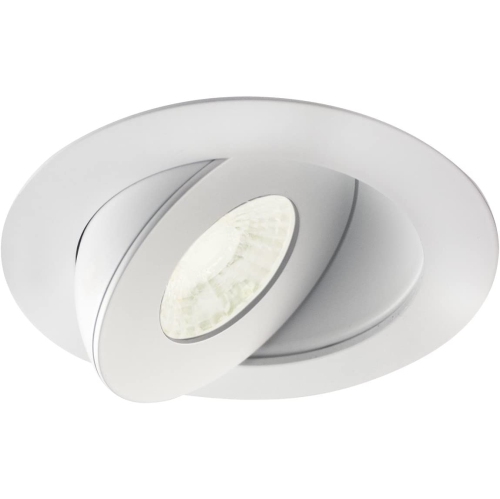 BAZZ  Slim 4-In. Matte Multi-Directional Integrated Led Recessed Light Kit, Luxslm2D4W In White