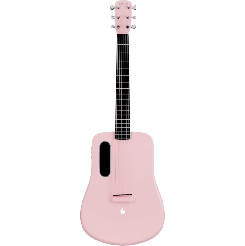 Open Box - LAVA ME 2 Carbon Fiber Guitar with Bag Picks and Charging Cable  (Freeboost-Pink)