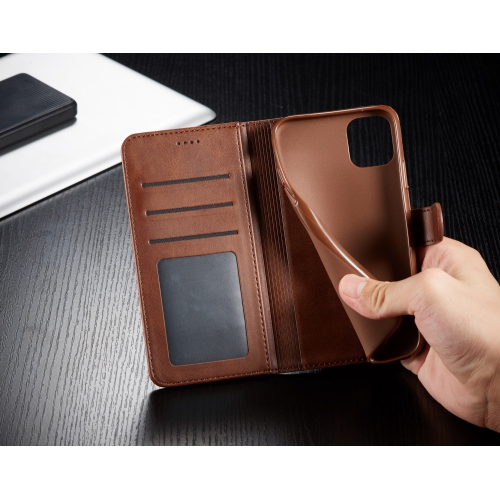 ( KeeGuard ) Gray iPhone 14 Pro Max Wallet case cover Flip Leather Credit Card Stand Folio Case