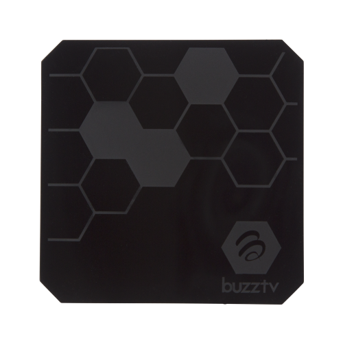 BuzzTV le lecteur multimédia en continu Android UHD 4K classique. Mémoire vive 4 Go/mémoire 64 Go/Wi-Fi bibande 2T2R