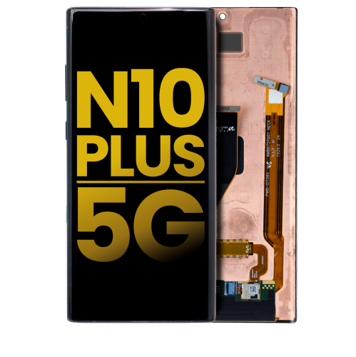 Replacement OLED Assembly Without Frame Compatible For Samsung Galaxy Note 10 Plus / 5G (All Colors) by ESOURCE PARTS - Refurbished condition - Image 3