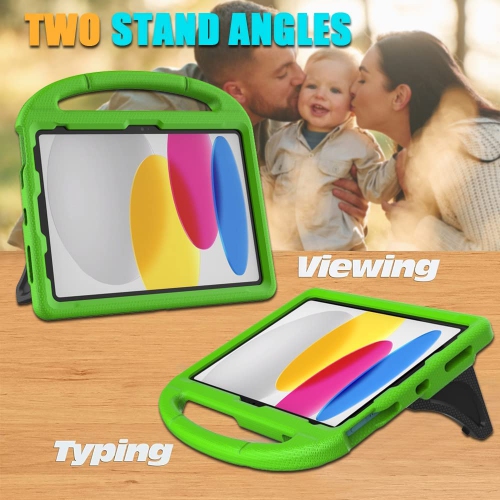 Kids Case for iPad 10th Generation 10.9 Inch 2022, L iPad Air 5th/4th Generation Case, iPad Pro 11 Inch Case Lightweight Shockproof with Handle Stand