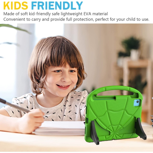 Kids Case for iPad 10th Generation 10.9 Inch 2022, L iPad Air 5th/4th Generation Case, iPad Pro 11 Inch Case Lightweight Shockproof with Handle Stand