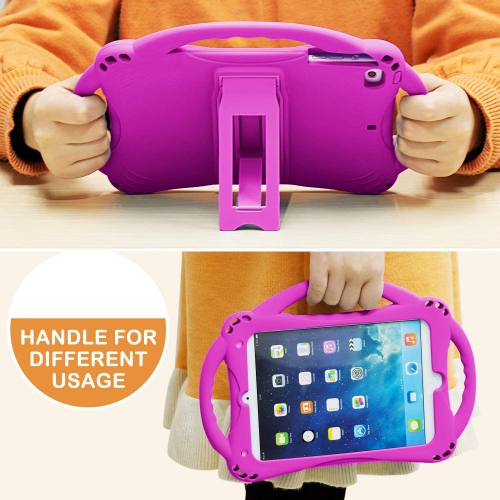 iPad Mini Case, iPad Mini 2 Case, T Kids Case for iPad Mini 5 4 3 2 1, Silicone Childproof Cover for 7.9 inch iPad Mini, Built-in Handle Stand, Comes
