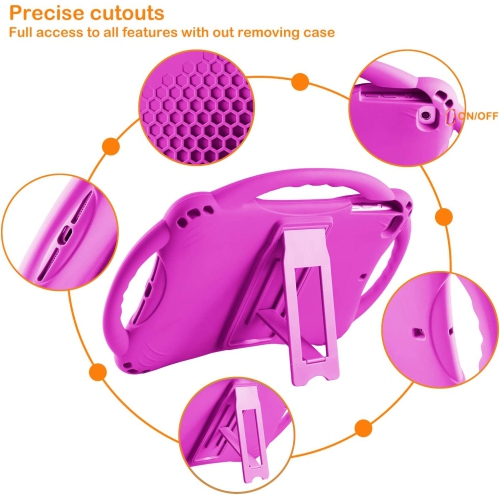 iPad Mini Case, iPad Mini 2 Case, T Kids Case for iPad Mini 5 4 3 2 1, Silicone Childproof Cover for 7.9 inch iPad Mini, Built-in Handle Stand, Comes