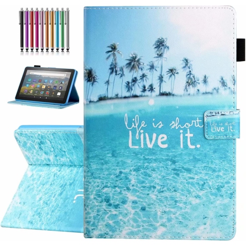 DOLAER  All-New Amazon Fire HD 10 & 10 Plus Case (Only Compatible w 11Th Generation, 2021 Release), Not Suitable for 7Th/5Th Fire 10, Premium Pu