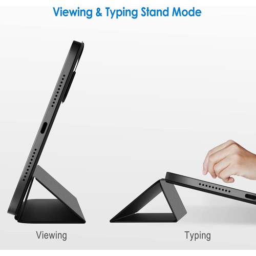 J Magnetic Case Compatible with iPad Mini 6, Support 2nd Gen Pencil Charging, Magnetic Attachment, Slim Smart Tablet Cover with Auto Wake/Sleep