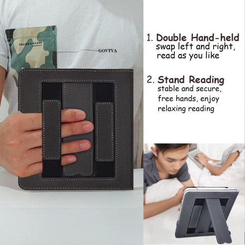 G Kobo Libra 2 Case Cover for 7 inch Kobo Libra with Auto Sleep / Wake / Double Hand Strap / Stand (Misty Forest)…