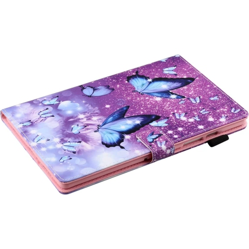 All-New Amazon Fire HD 8 & 8 Plus Case, Not Suitable for 7th/8th/9th Fire 8, Premium PU Leather Stand Cover with Smart Auto Wake/Sleep, Butterfly