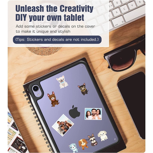 T Case for New iPad Mini 6th Generation, iPad Mini 6 Case(8.3-inch, 2021), [Support Touch ID & Apple Pencil Charging] Ultra Slim Shock Absorbant