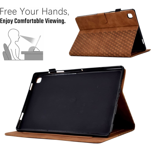 D iPad 10.2 Case for iPad 9th / 8th / 7th Generation/ iPad Air 10.5 2019/ iPad Pro 10.5 Case, Leather Shockproof Folio Cover with [Adjustable