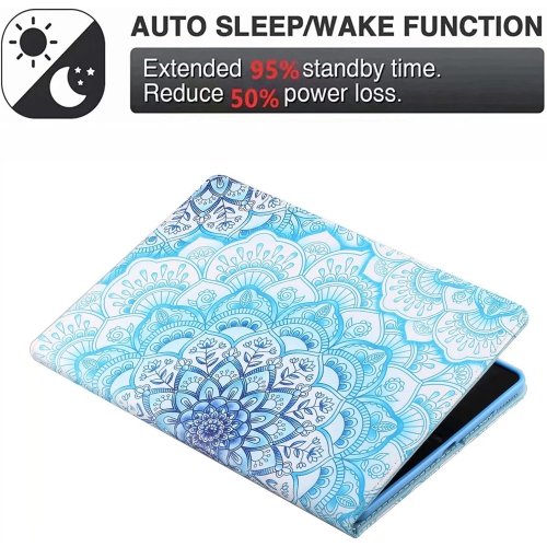 All-New Amazon Fire HD 8 & 8 Plus Case, Not Suitable for 7th/8th/9th Fire 8, Premium PU Leather Stand Cover with Smart Auto Wake/Sleep, Mandala