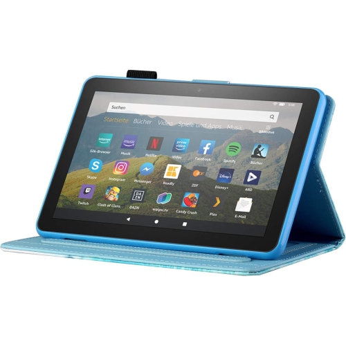 All-New Amazon Fire HD 8 & 8 Plus Case, Not Suitable for 7th/8th/9th Fire 8, Premium PU Leather Stand Cover with Smart Auto Wake/Sleep, Mandala