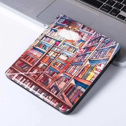 B Kobo Libra 2 Case - Premium PU Leather Origami Stand Protective Cover with Auto Wake/Sleep (Bookstore)