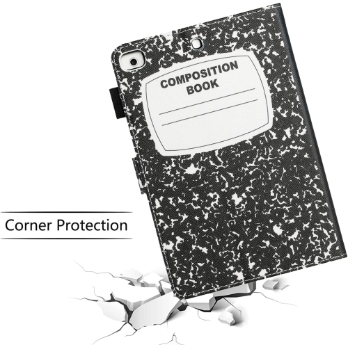 iPad Mini 5 Case Mini 4 Mini 3 2 Cover, F Smart Wake Sleep Flip Stand Case Soft PU Leather Protective Case with Card Slot Pen Holder for Apple iPad