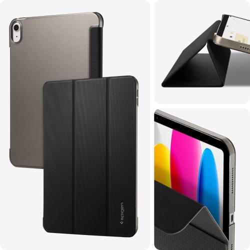 S Liquid Air Folio Designed for iPad 10.9 inch Case iPad 10th Generation Case - Black