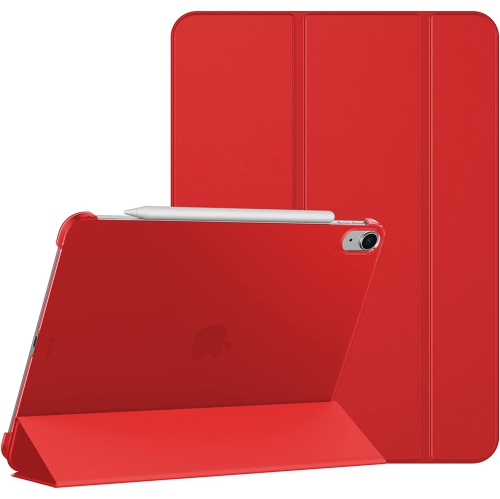 DOLAER  J Case for Ipad Air 5/4 (2022/2020 5Th/4Th Generation 10.9-Inch), Slim Stand Hard Back Shell Cover With Auto Wake/sleep (Red)