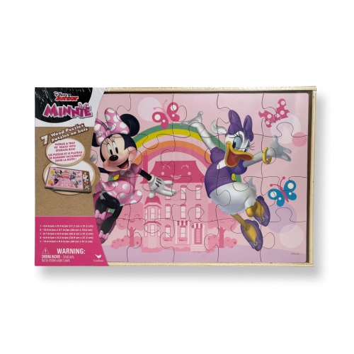 SPIN MASTER  Disney Minnie Mouse 7 Wood Puzzles