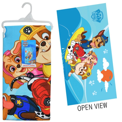 JAY FRANCO  Paw Patrol Microfiber Beach Towel 27 X 54 Inches