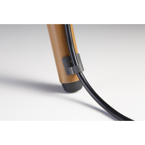 Ergoloop Easel Wooden 65" Corner TV Stand - Walnut & Black