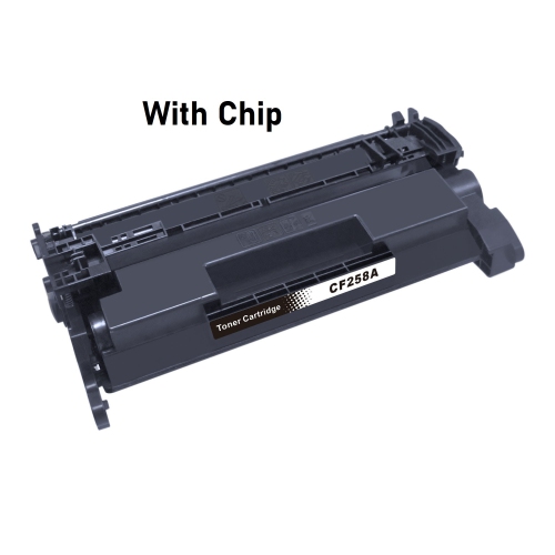 TONER4U -1Pack Compatible CF258A Black Toner Cartridge for HP 58A LaserJet Enterprise M406dn,M430f, M304a,M305,M404,M405,M428