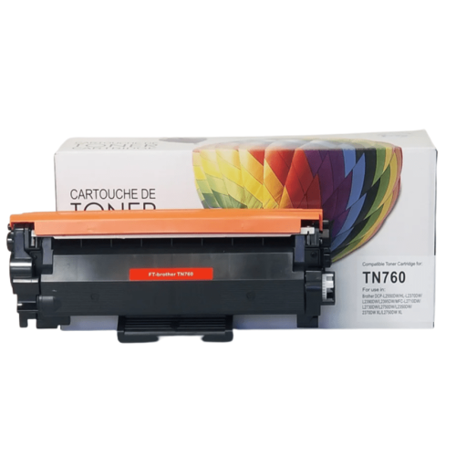 Image 1 of 1.. TN760 COMPATIBLE BLACK COMPATIBLE BROTHER TONER