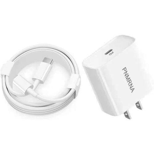 Image 1 of 5.. Fast Charger [1-Pack] USB C Wall Charger Super Quick 20W PD Adapter with 1M Charging Cable Compatible