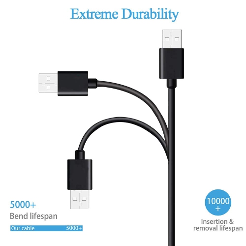 Câble de recharge USB de type C compatible avec les charge 4 de JBL, Pulse 4 de JBL, Flip 5 de JBL, haut-parleur JRPOP, Endurance Peak sans fil