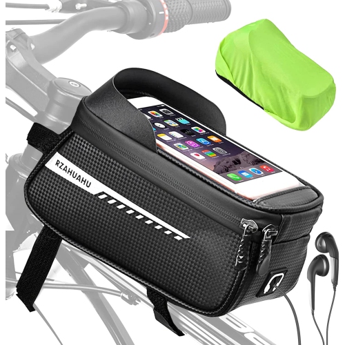 Bike Phone Bag, Waterproof Bike Phone Front Frame Bag for Bicycle