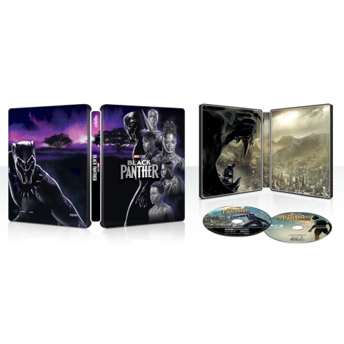 MARVEL  Panther [Steelbook] [Includes Digital Copy] [4K Ultra HD Blu-Ray/blu-Ray] [Only Best Buy] [2018] In Black This is one of marvels best