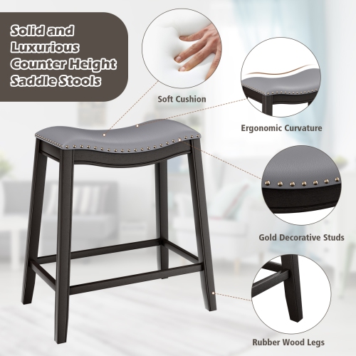 Topbuy Dining Table Set for 4 Kitchen Counter Height Table with 4 Stools 5 Piece Bistro Table Set Rubber Wood Pub Dinner Table Set