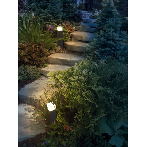 BAZZ LUVIA Outdoor Integrated LED Garden Light 400Lumens 6W 3000K 80+CRI, G22041BK