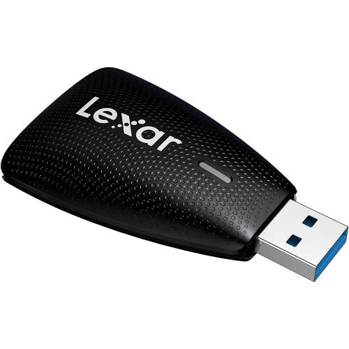 Lexar – Lecteur de cartes USB 2-en-1 pour cartes SD et microSD, noir