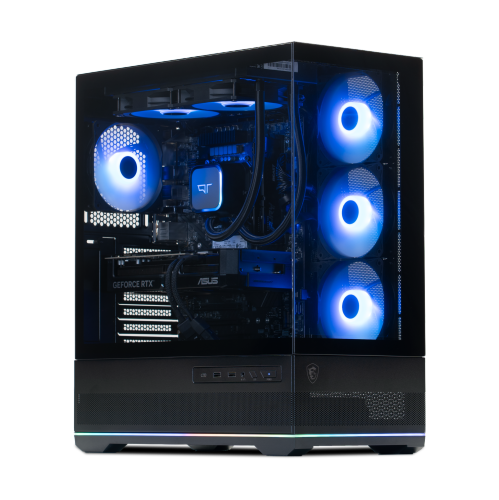 QUOTED TECH  Horizon Gaming PC - (Intel Core I7-12700Kf, Nvidia Rtx 5070, 32GB Ram, 1Tb SSD, Windows 11, Ai Ready, 1 Year Warranty) In Black