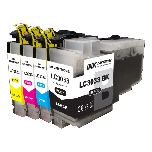 Max Saving - 1 Set Compatible with LC3033 Ink Cartridge Extra High Yield for Brother LC3033XXL MFC-J805DW, MFC-J995DW, MFC-J995DWX