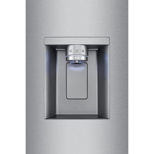 LG 36" 26 cu. ft. Smart Counter-Depth MAX French Door Refrigerator with Four Types of Ice - Stainless Steel