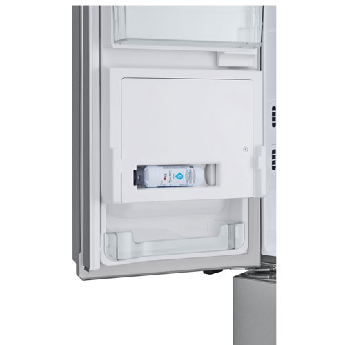 LG 36" 26 cu. ft. Smart Counter-Depth MAX French Door Refrigerator with Four Types of Ice - Stainless Steel