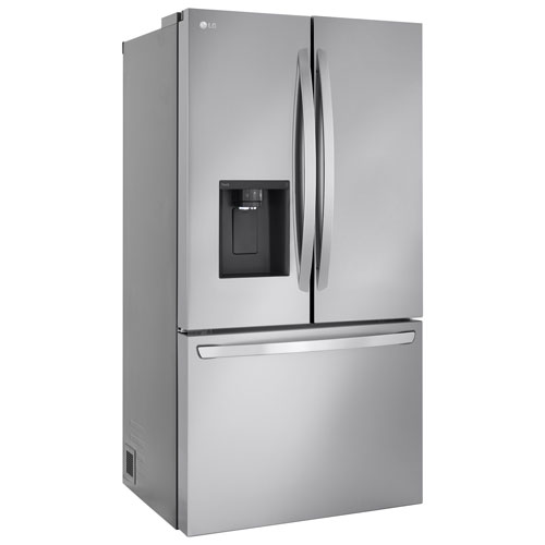 LG 36" 25.5 Cu. Ft. Counter Depth MAX French Door Refrigerator (LRFXC2606S) - Stainless Steel