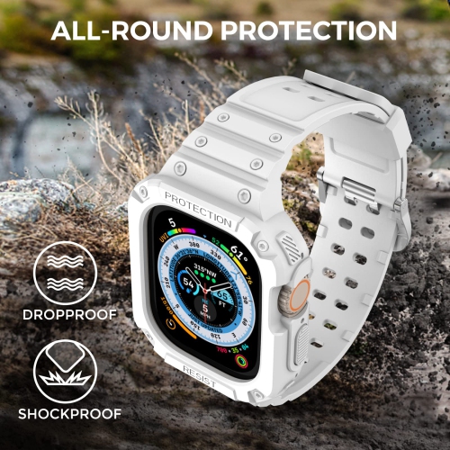 Bracelet sport d’Ahastyle compatible avec la montre iWatch Ultra de 49 mm pour iWatch Ultra 2022 avec étui antichoc