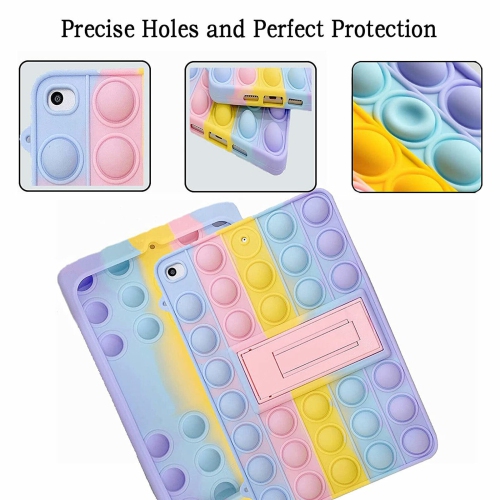 For iPad 10th Generation Case 10.9 Inch 2022 with Built-in Pencil Holder, Silicone Back Shell Protective Cover Case for iPad 10th Gen