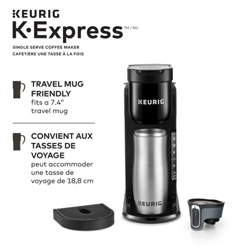 Open Box - Keurig K-Express Essentials Single Serve K-Cup Pod Coffee Maker, With A Removable Reservoir