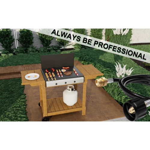 5 Feet Propane Hose Adapter for QCC-1/Type-1 Tank