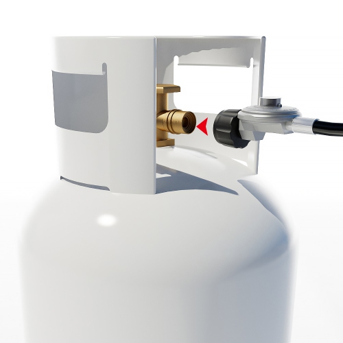 5 Feet Universal QCC-1 Low Pressure Propane Gas Regulator Hose EMPV-50EH49