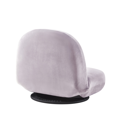 Loungie Jaeda Plush Recliner/Floor Chair, Lavender