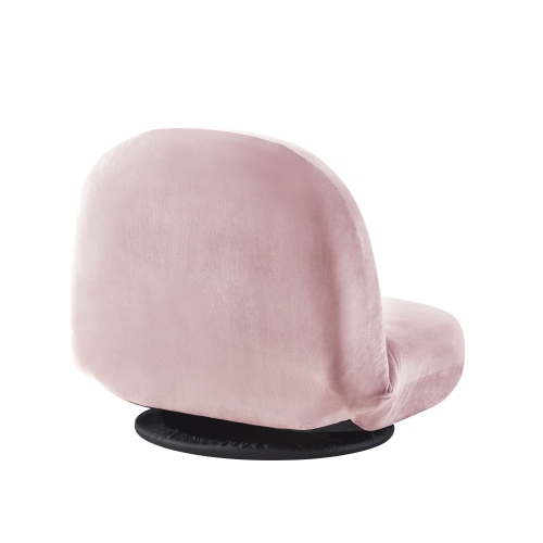 Loungie Jaeda Plush Recliner/Floor Chair, Pink