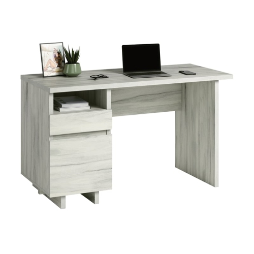 Sauder Select Engineered Wood Desk in Haze Acacia/Natural Finish