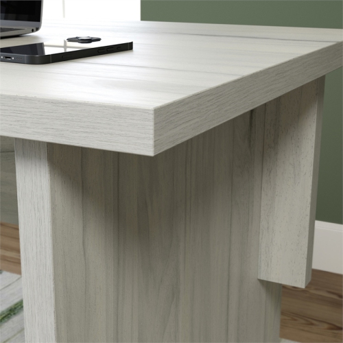 Sauder Select Engineered Wood Desk in Haze Acacia/Natural Finish
