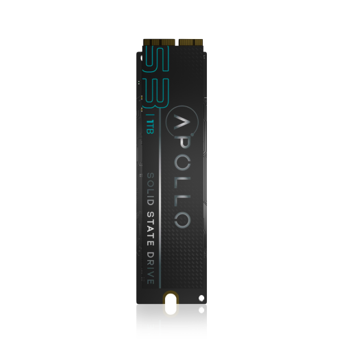 Apollo S3 1TB Mac SSD NVMe PCIe Gen3x4 Compatible For MacBook Air 11 & 13" A1465 A1466 Mid 2013-2017/Pro Retina A1398 1502 Late 2013-Mid 2015/iMac