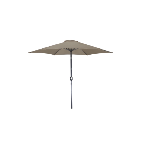 9' Tilting Market Umbrella in UV-Protected Polyester - Sand